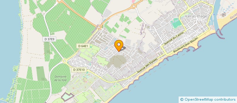 localisation de l'entreprise MERY  SERIGNAN