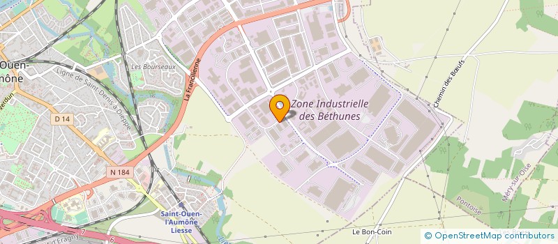 localisation de l'entreprise MERY CERAMIQUE à SAINT-OUEN-L'AUMONE