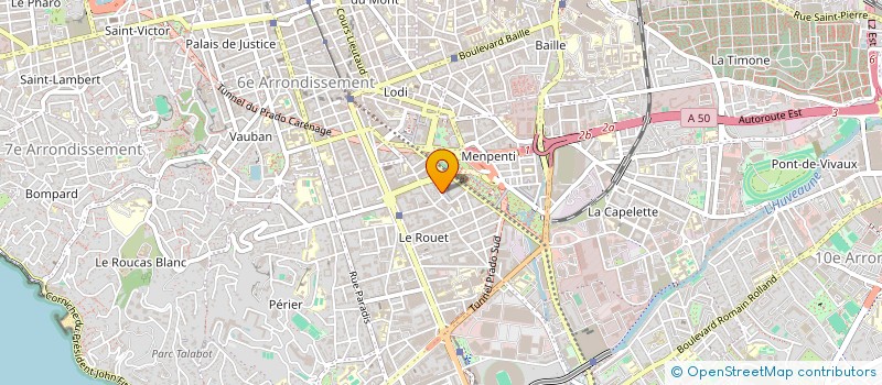 localisation de l'entreprise MERY CONSEILS EN FINANCEMENTS à MARSEILLE