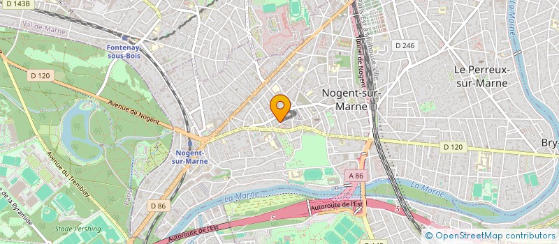 localisation de l'entreprise MERY CREATIONS à NOGENT-SUR-MARNE