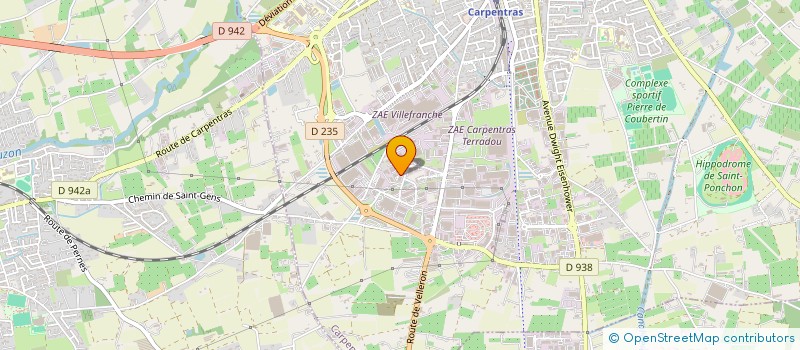 localisation de l'entreprise MERY2  CARPENTRAS