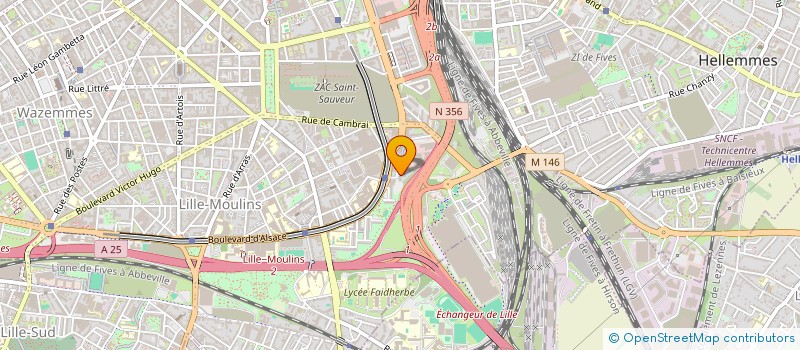 localisation de l'entreprise MERYATEK à LILLE