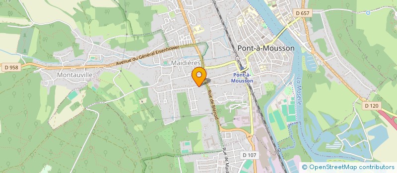 localisation de l'entreprise MERYDIS  MAIDIERES