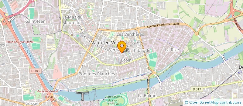 localisation de l'entreprise MERYEM PRO MAX  VAULX-EN-VELIN