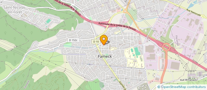 localisation de l'entreprise MERYFLOR à FAMECK