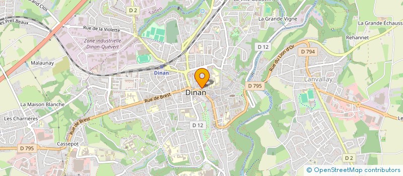 localisation de l'entreprise MERYL  DINAN