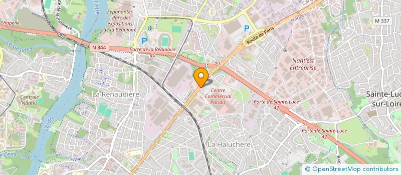 localisation de l'entreprise MERYL à NANTES