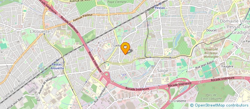 localisation de l'entreprise MERYL-B  PESSAC