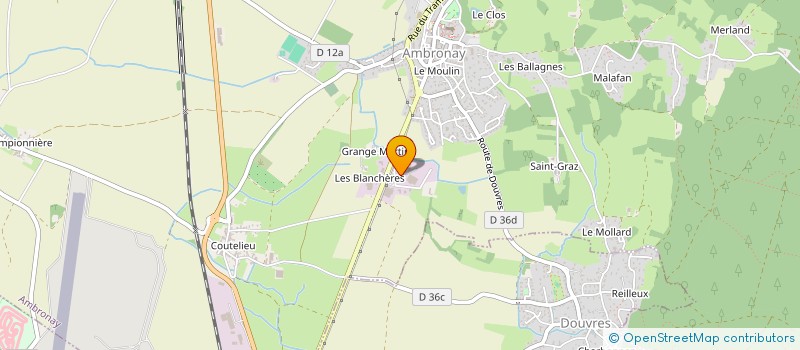 localisation de l'entreprise MERYLAN à AMBRONAY