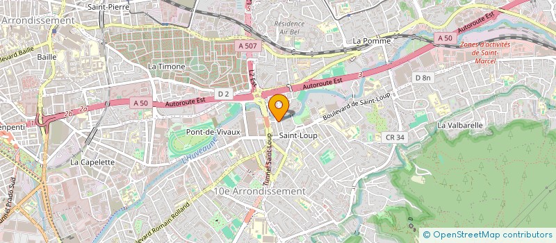 localisation de l'entreprise MERYLEO à MARSEILLE