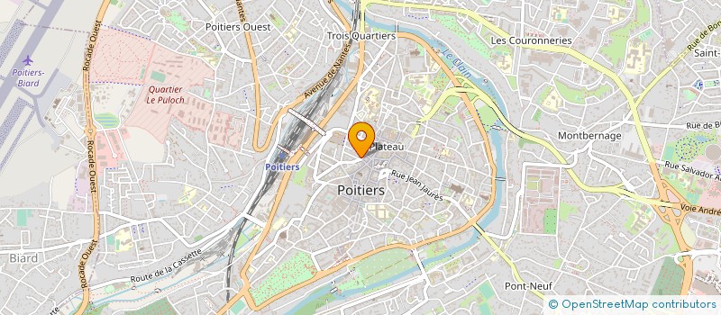 localisation de l'entreprise MERZERAUD ROUSSEAU  POITIERS