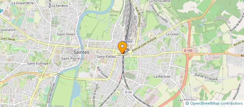 localisation de l'entreprise MERZOUGA  SAINTES