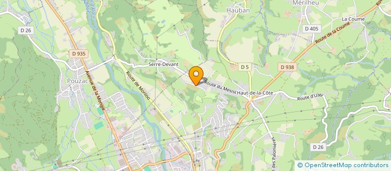 localisation de l'entreprise MES 2 ROSES  BAGNERES-DE-BIGORRE