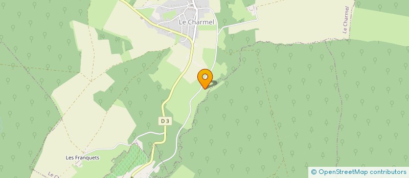 localisation de l'entreprise MES 3 AMOURS  LE CHARMEL