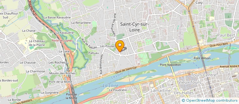 localisation de l'entreprise MES 3 ANGES  SAINT-CYR-SUR-LOIRE