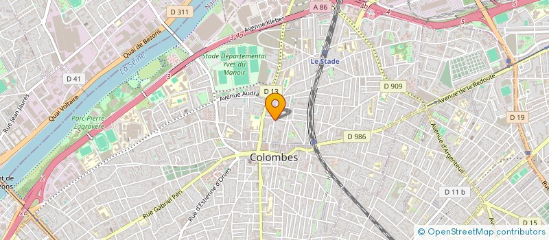 localisation de l'entreprise MES AGENTS à COLOMBES