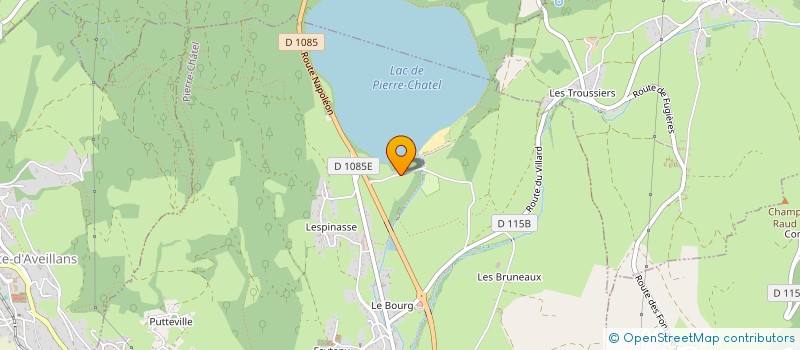 localisation de l'entreprise MES AMIS LES ANES  PIERRE-CHATEL