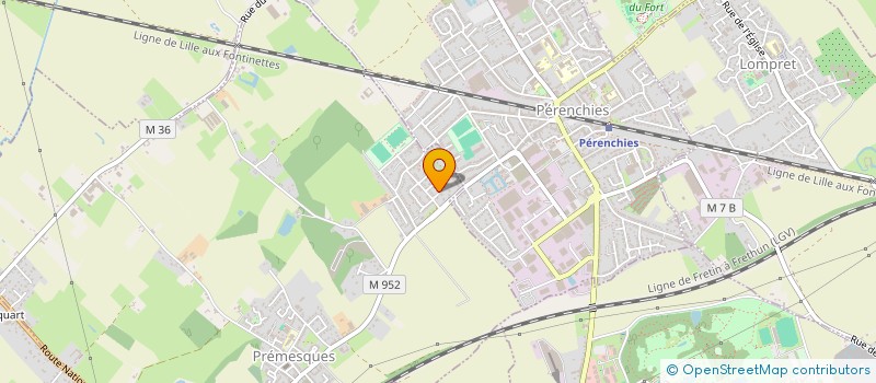 localisation de l'entreprise MES AMIS MES AMOURS  PREMESQUES