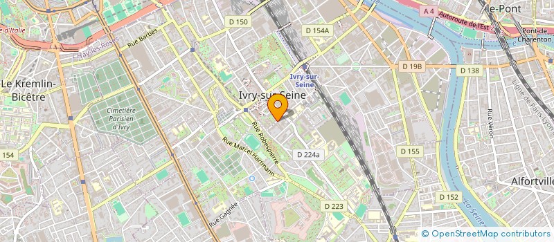 localisation de l'entreprise MES ANGES SPIRITUELS  IVRY-SUR-SEINE