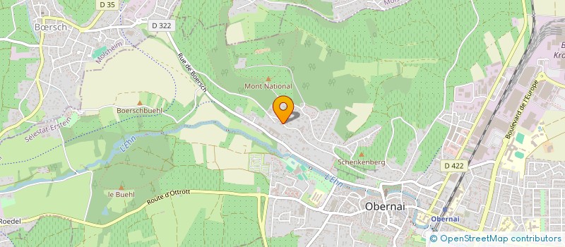 localisation de l'entreprise MES ARTISANS FRANCAIS  OBERNAI