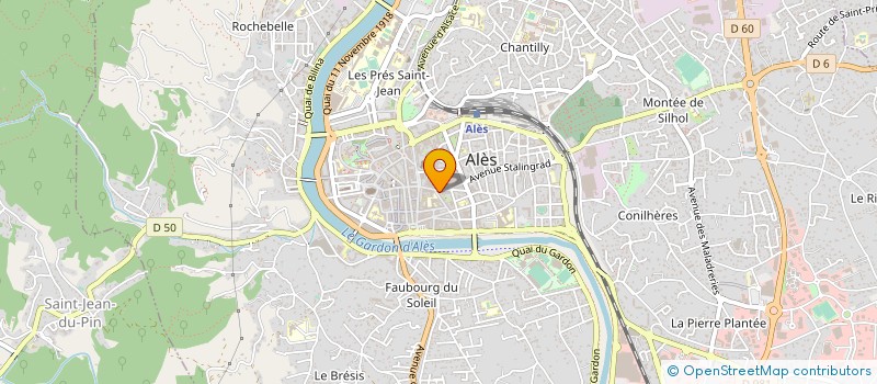 localisation de l'entreprise MES CHOCOLATS  ALES