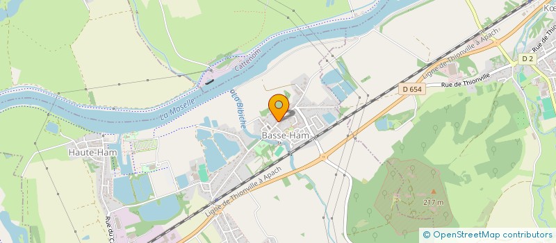 localisation de l'entreprise MES COPEAUX HAMOIS  BASSE-HAM