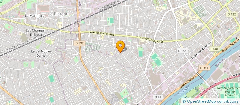 localisation de l'entreprise MES COURSES BIO à ARGENTEUIL