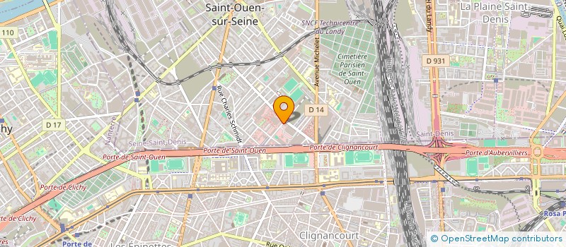 localisation de l'entreprise MES DECOUVERTES à SAINT-OUEN-SUR-SEINE