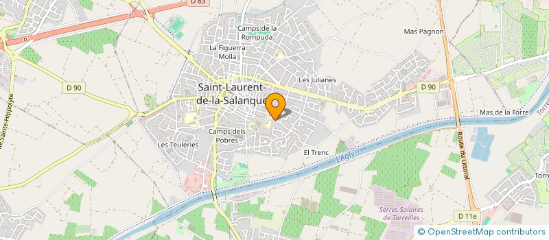 localisation de l'entreprise MES DIFFERENCES A MOI à SAINT-LAURENT-DE-LA-SALANQUE