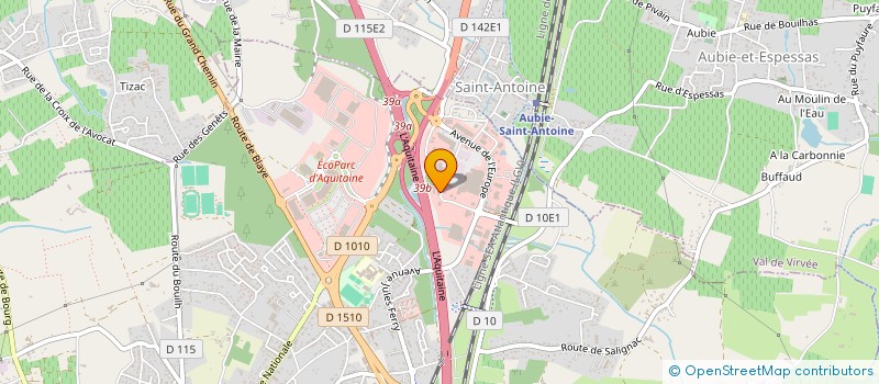 localisation de l'entreprise MES DIX SERVICES AUTO  SAINT-ANDRE-DE-CUBZAC