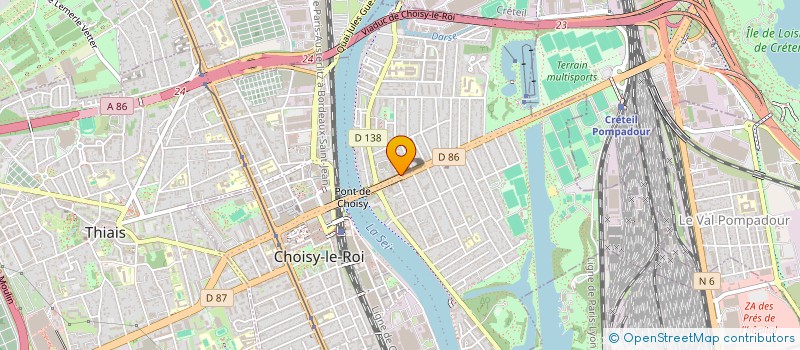 localisation de l'entreprise MES EXTENSIONS BY PARIS à CHOISY-LE-ROI