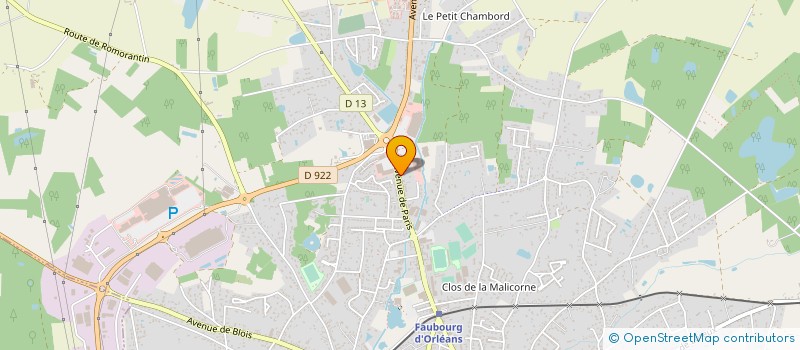localisation de l'entreprise MES-EXTERIEURS à ROMORANTIN-LANTHENAY
