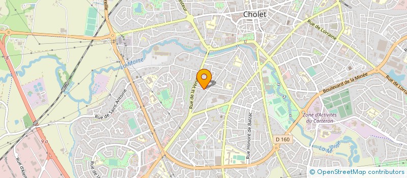 localisation de l'entreprise MES INTERIEURS à CHOLET