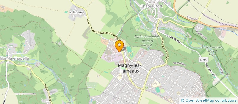 localisation de l'entreprise MES JOLIES MARIEES  MAGNY-LES-HAMEAUX