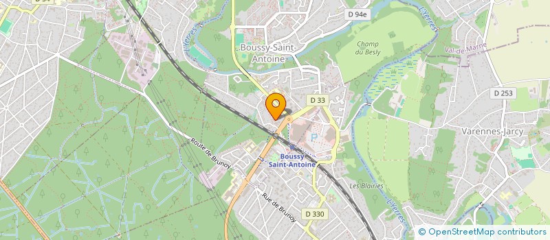 localisation de l'entreprise MES MOTS POUR VOUS  BOUSSY-SAINT-ANTOINE