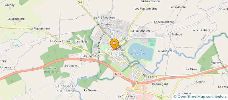 localisation de l'entreprise MES P'TITES FOLIES à LE MELE-SUR-SARTHE