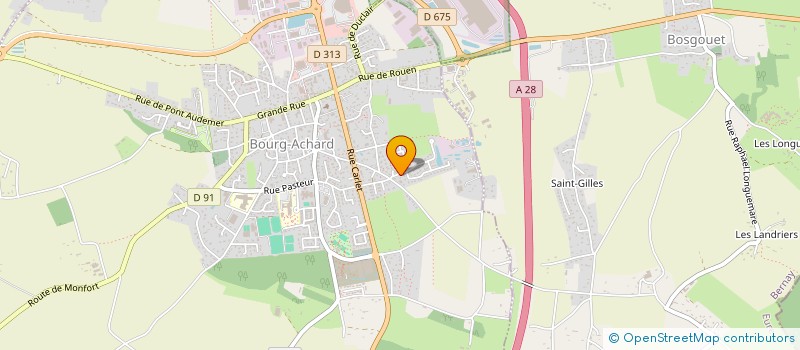 localisation de l'entreprise MES P'TITES GOURMANDISES  BOURG-ACHARD