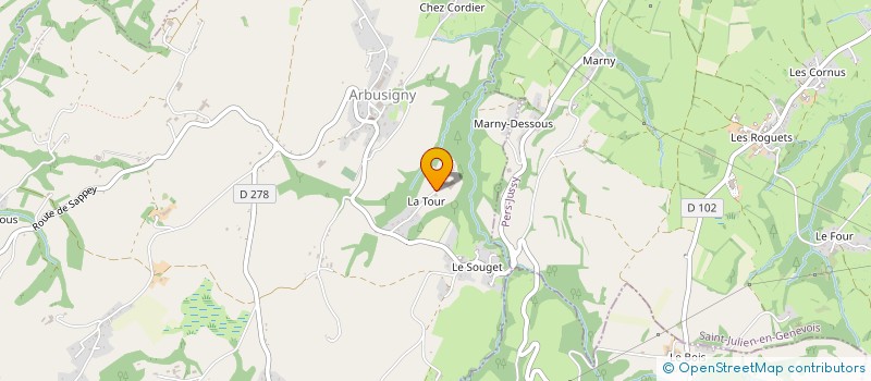 localisation de l'entreprise MES P'TITS PLATS BIO  ARBUSIGNY