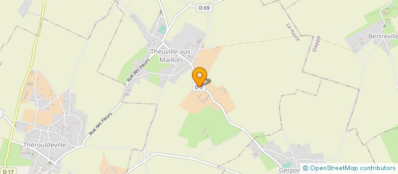 localisation de l'entreprise MES P'TITS POTES A PATTES  THEUVILLE-AUX-MAILLOTS