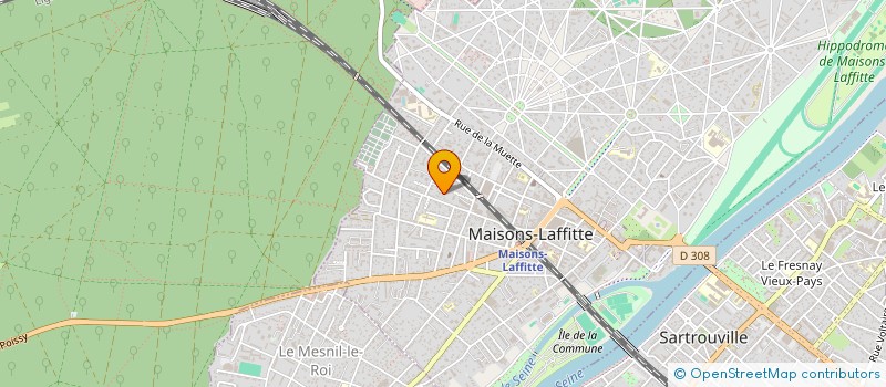 localisation de l'entreprise MES PETITS MEUBLES  MAISONS-LAFFITTE