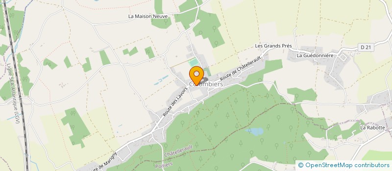 localisation de l'entreprise MES POTES IRONT  COLOMBIERS