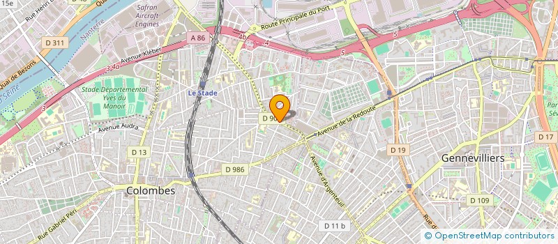 localisation de l'entreprise MES PRINCESSES à COLOMBES