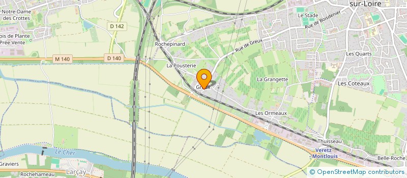 localisation de l'entreprise MES RACINES MON REVE  MONTLOUIS-SUR-LOIRE