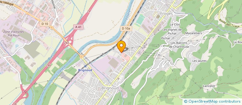 localisation de l'entreprise MES RENOVATION  FROGES