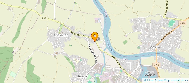 localisation de l'entreprise MES ROUX  CHAVANOZ