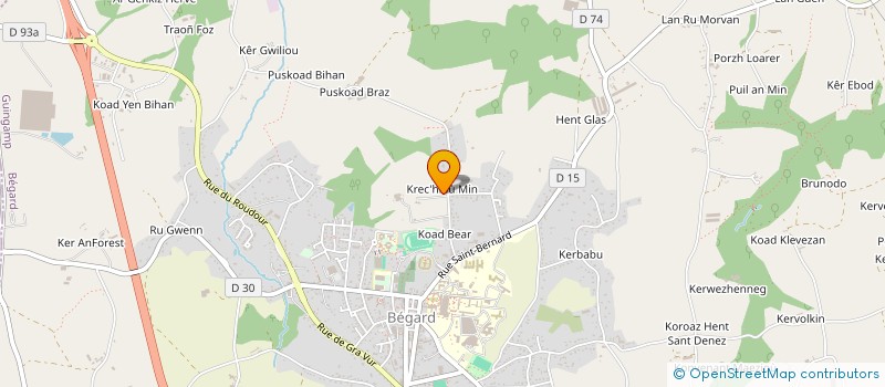 localisation de l'entreprise MES TRAVAUX IMMO  BEGARD