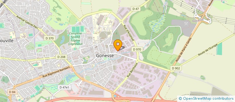 localisation de l'entreprise MES TRAVAUX RENOV à GONESSE