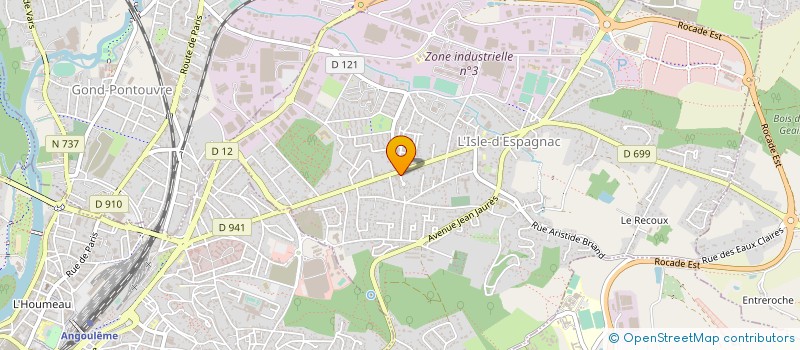 localisation de l'entreprise MES VETOS ET COMPAGNIE à L'ISLE-D'ESPAGNAC