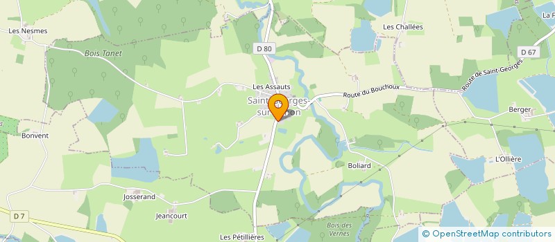 localisation de l'entreprise MES VINS SECRETS  SAINT-GEORGES-SUR-RENON