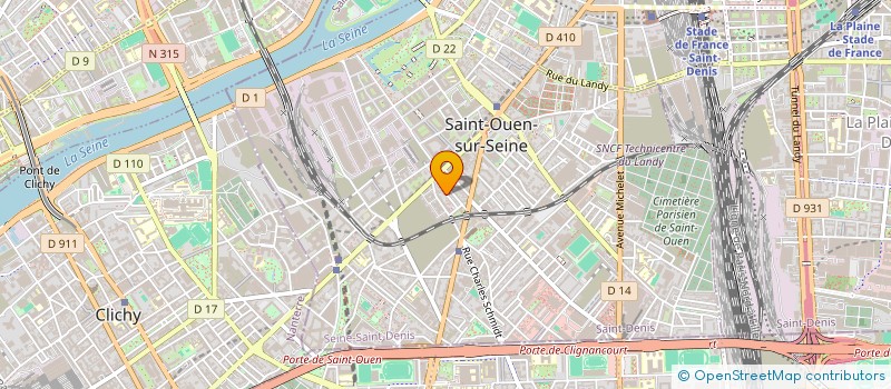 localisation de l'entreprise MES VOISINS PARMENTIER à SAINT-OUEN-SUR-SEINE